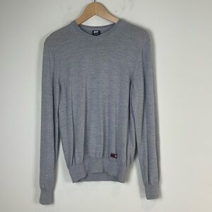Helly Hansen Merino Wool Grey Sweater Size Small
